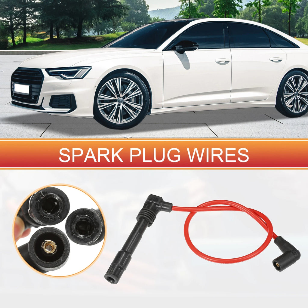 6 Pcs Spark Plug Wire Ignition Coil Cable for Audi A4 A6 VW (2004–2015)