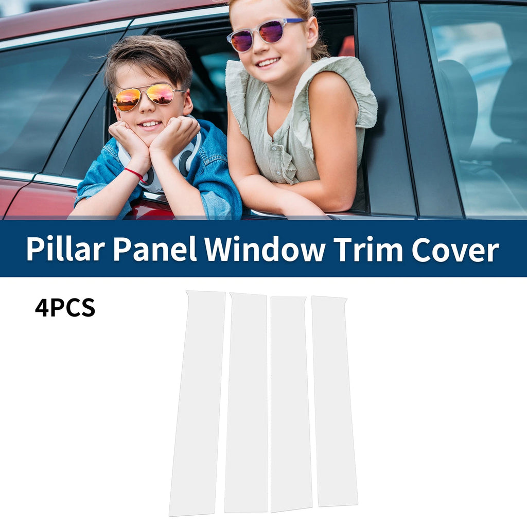 4pcs Car Pillar Window Trim Replacement for Chevrolet Silverado (2014–2018)
