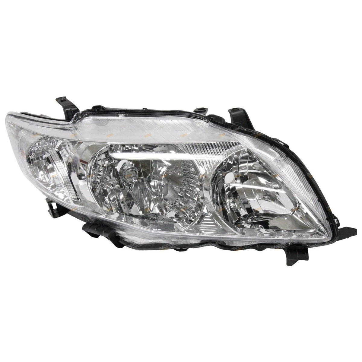 RH Clear Chrome Headlight for Toyota Corolla ZRE152 (2007–2010) RHS