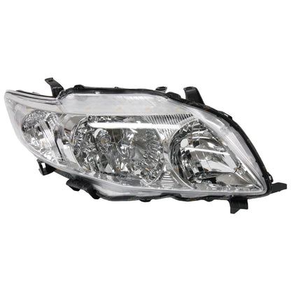 RH Clear Chrome Headlight for Toyota Corolla ZRE152 (2007–2010) RHS