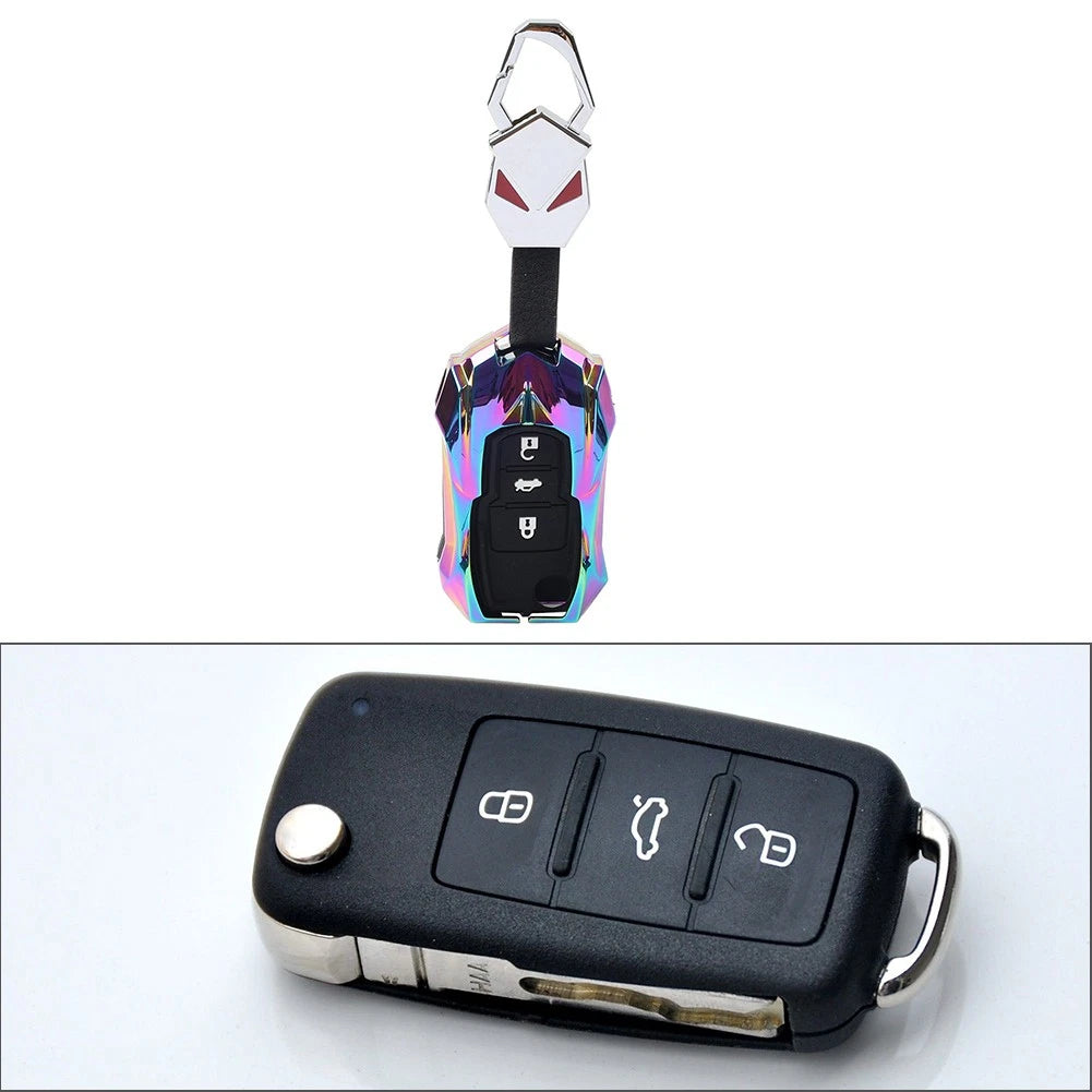 Key Fob Cover Case for VW Beetle, Golf, Jetta, Skoda, Seat (2000–2023)