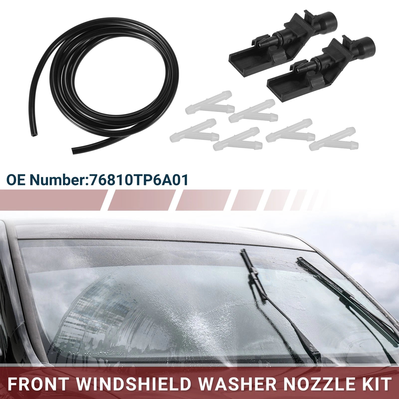 Windshield Washer Nozzle for Honda HR-V with Hose and Connectors (2016–2022)