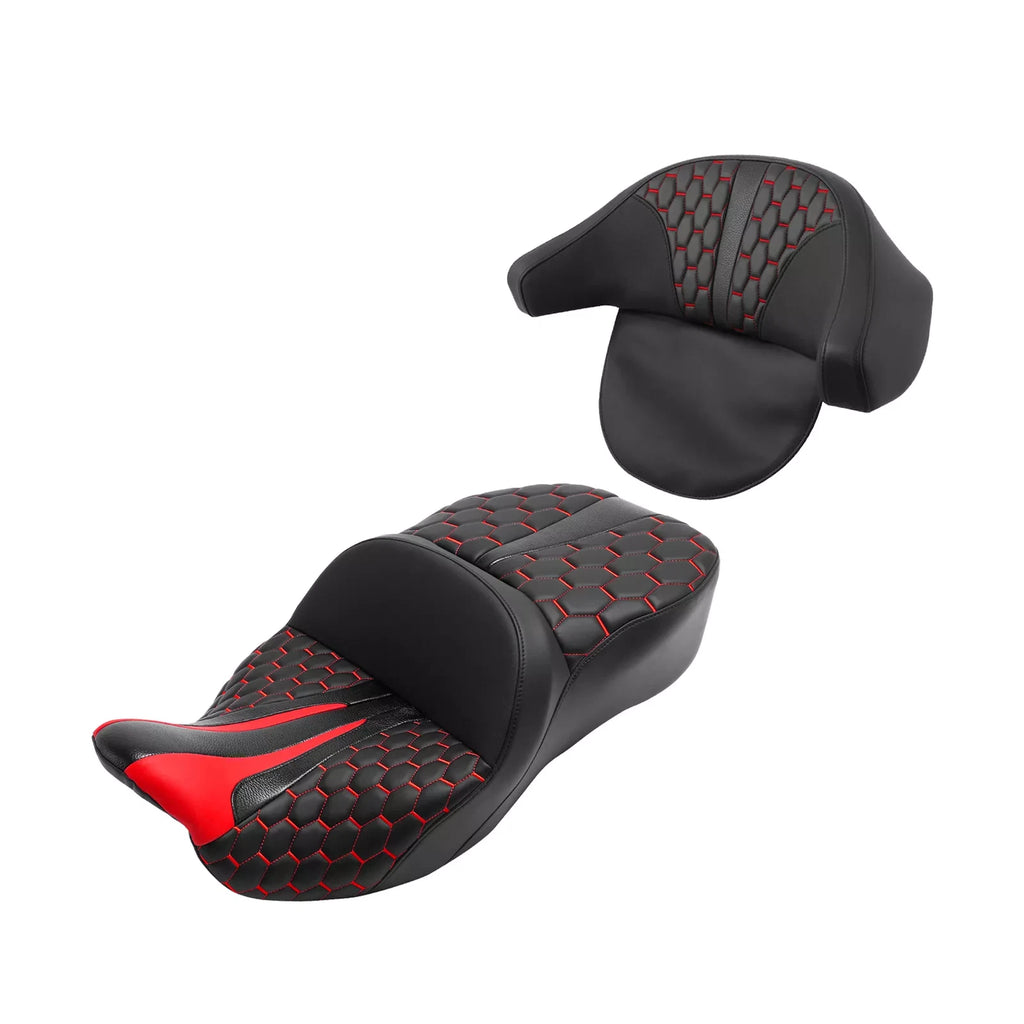 Driver Passenger Seat Backrest for Harley Touring Electra Road Glide (2009–2013)