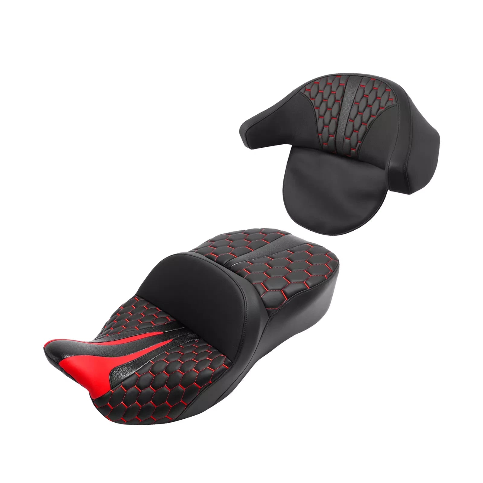 Driver Passenger Seat Backrest for Harley Touring Electra Road Glide (2009–2013)