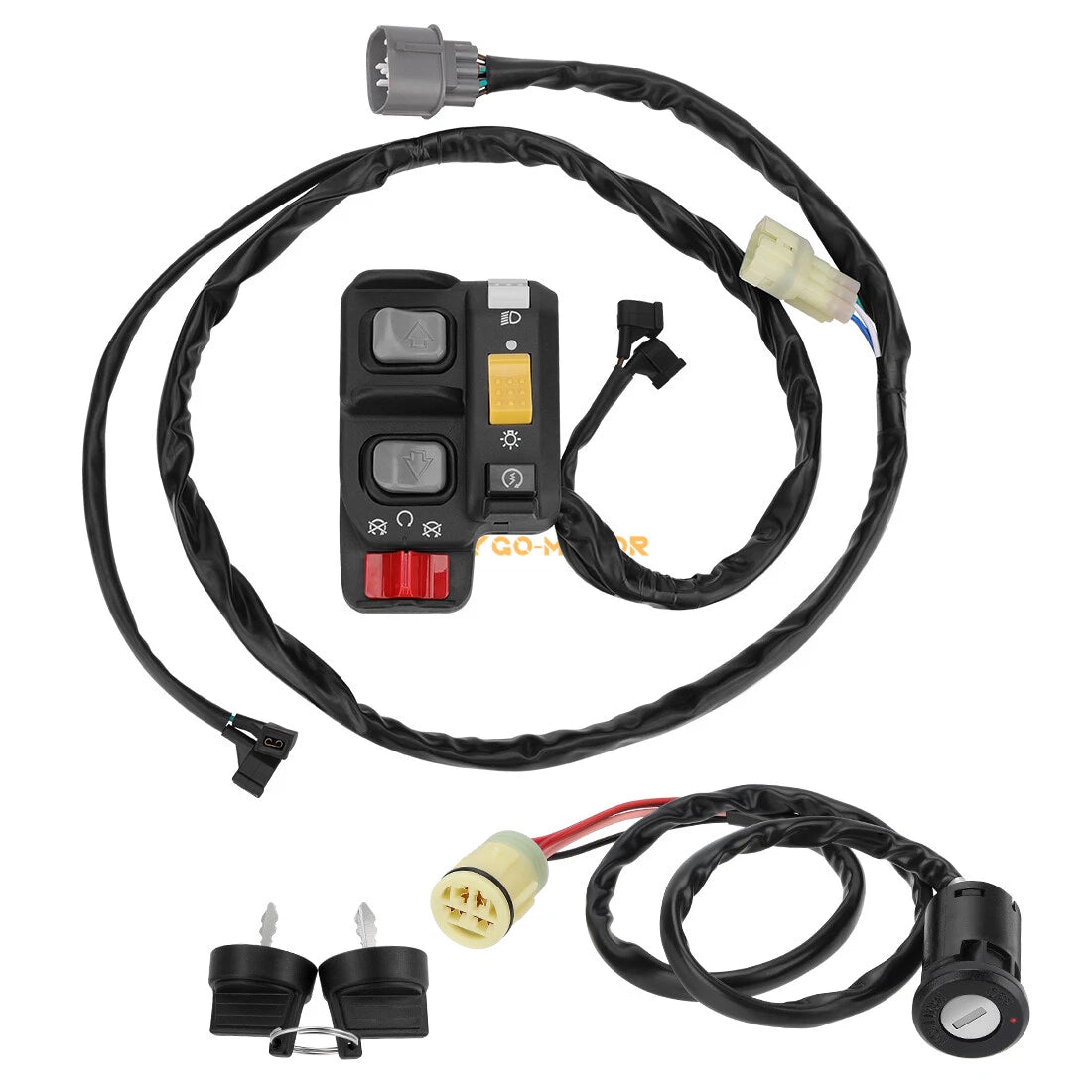 Handlebar & Key Switch for Honda Rancher 350 ES TRX350FE/TRX350TE (2006)