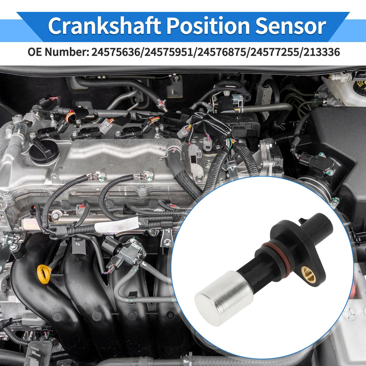 Crankshaft Position Sensor Replacement for Chevrolet S10 II Pickup 1994-1998