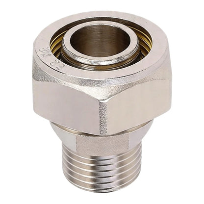 3/4 x 1/2 in Brass Straight Through Fitting for Compressed Air