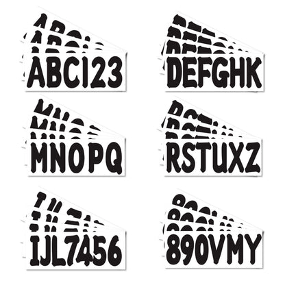 Boat Registration Number Decal Sticker