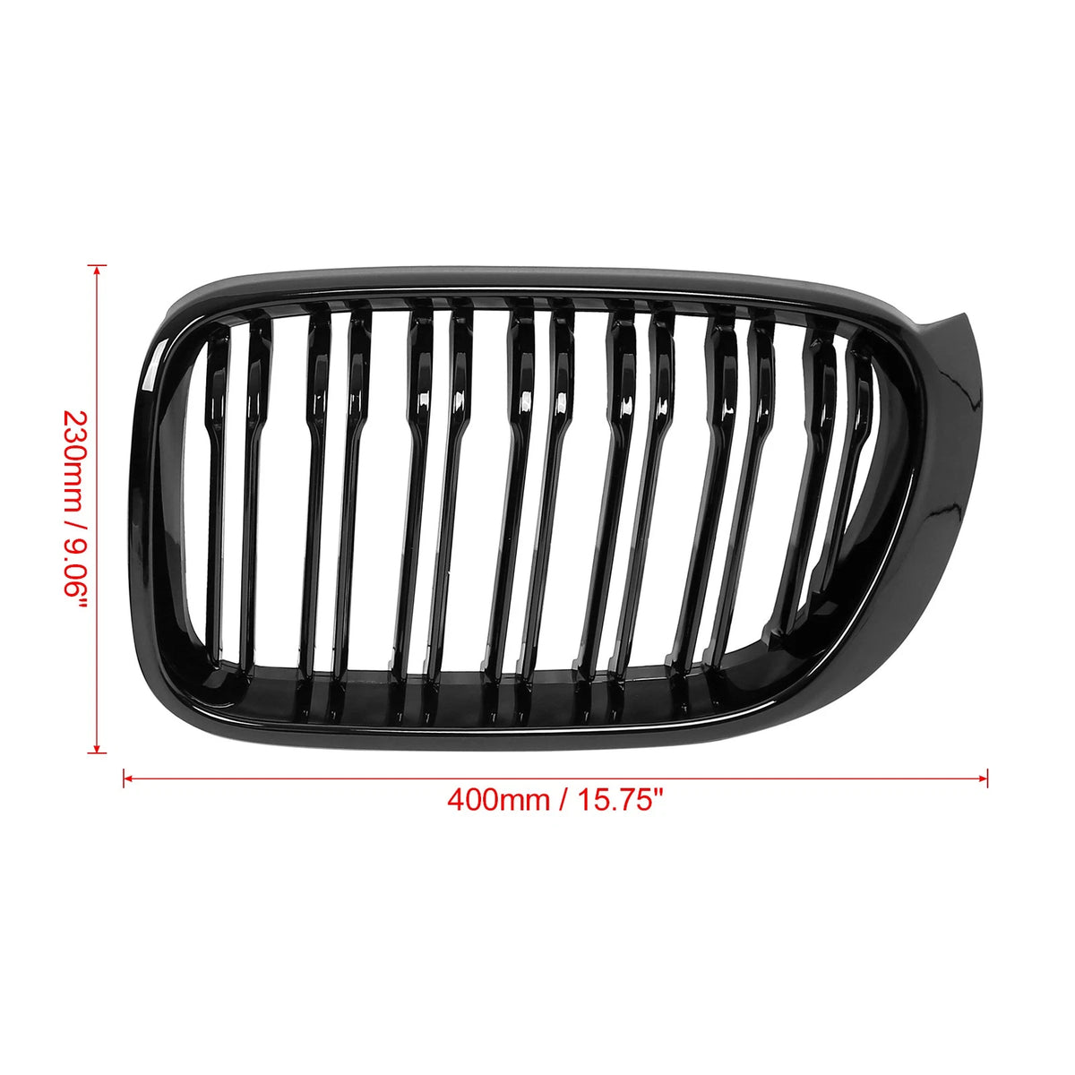 Front Hood Grill Kidney Grille Double Slat Replacement for BMW X3 (2015–2017)