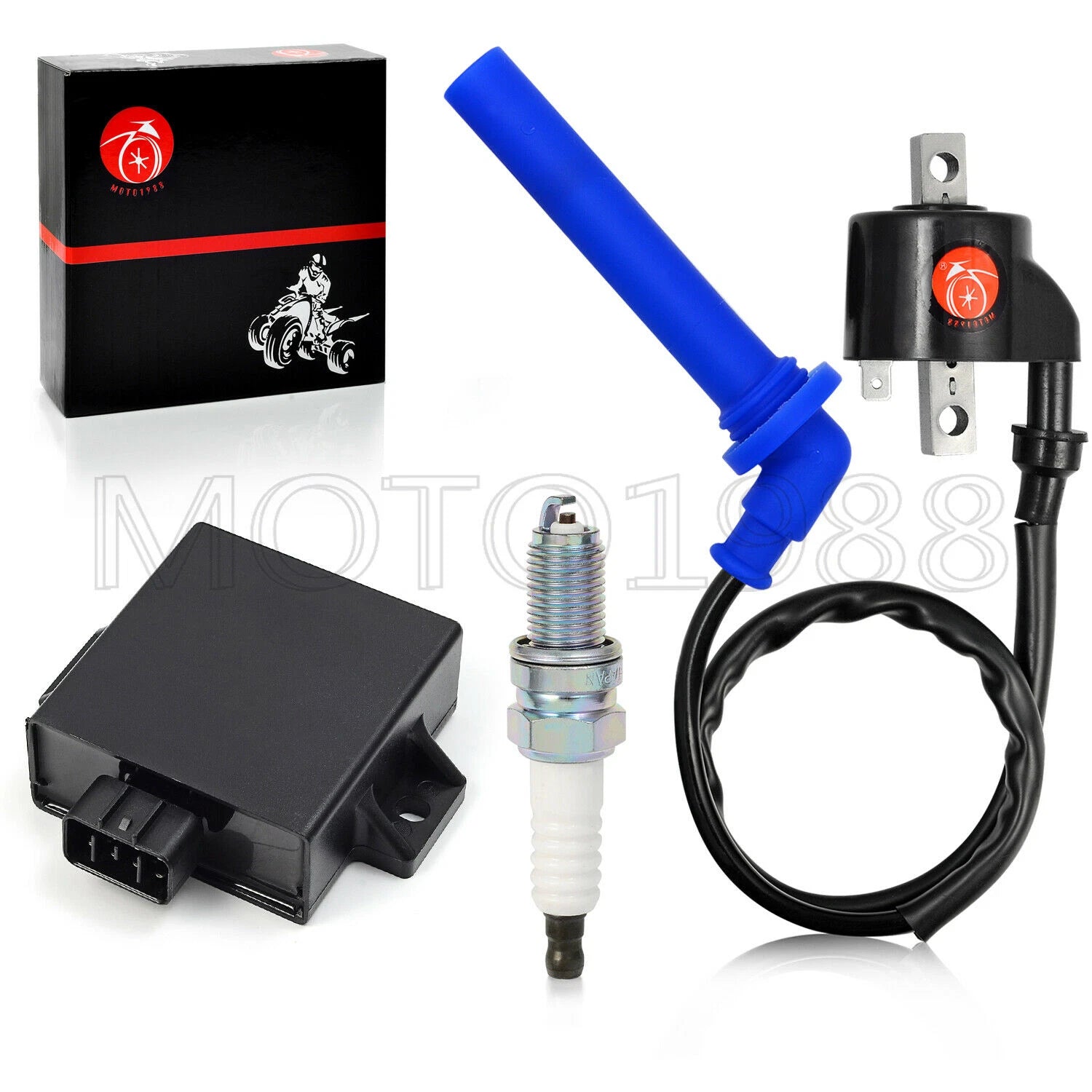 Ignition Coil Spark Plug CDI for Polaris ATV Predator 500 (2003–2004) 3088052
