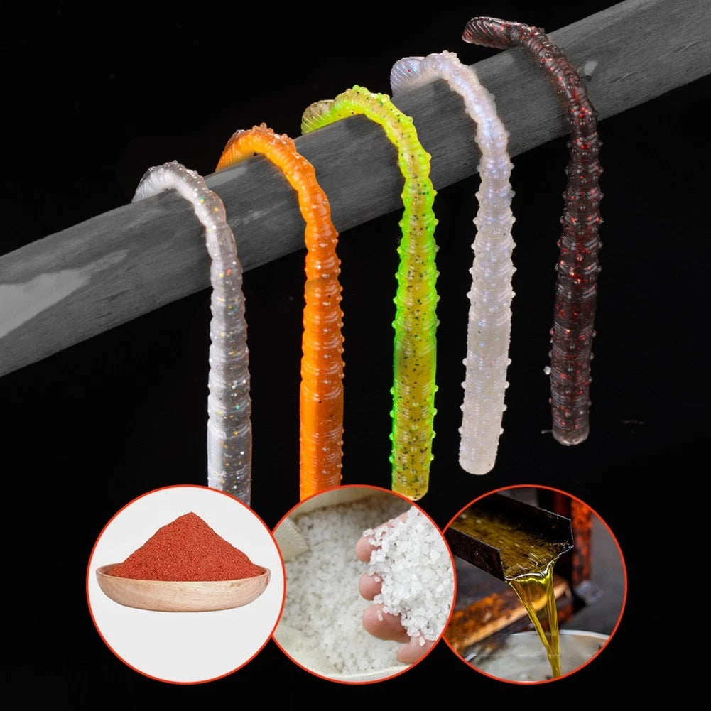 15pcs 110mm Silicone Swimbaits for Blackwater Ponds