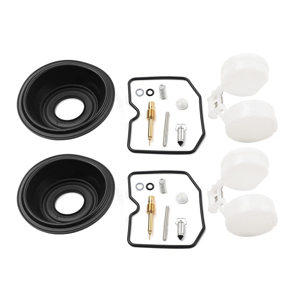 2 Set Carburetor Repair Kit Float Diaphragm For Kawasaki EN450 454 LTD 1985-1990