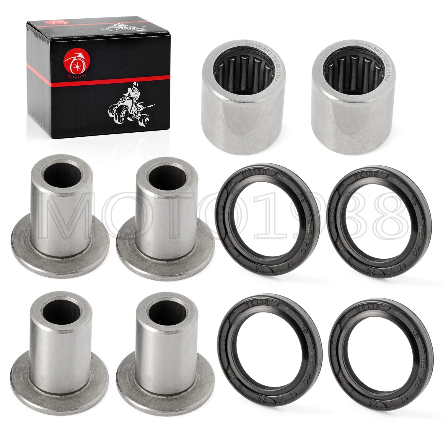 Front Upper A Arm Bushings Bearing Seal for Suzuki Z400 LTZ400 (2003–2008)