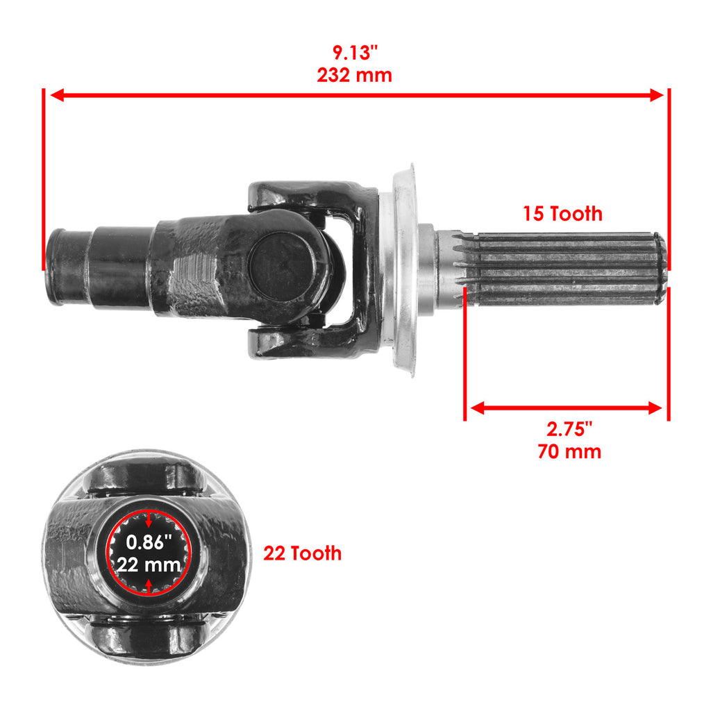 Rear Axle Drive Shaft Inner Replacement for Kawasaki Mule 3010 (2001–2003)