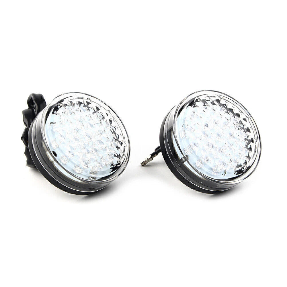 LED Round Smoke Turn Signal Indicator Blinker Light for Motor (12V)