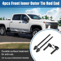 4pc Front Inner Outer Tie Rod End Links Kit for Chevrolet Camaro (2010–2015)
