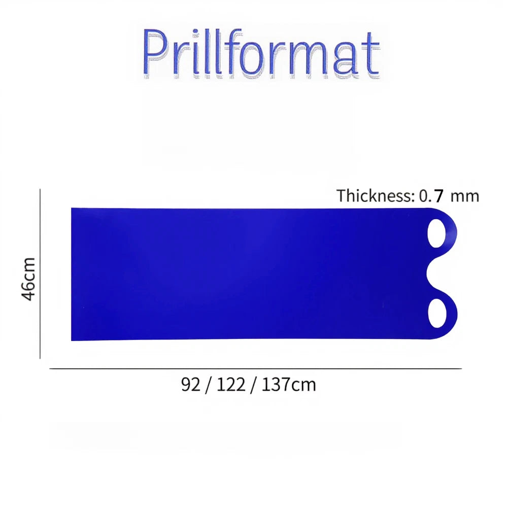 Sled Mat for Winter Adventures - Two Hollow Handles, Rounded Soft Edges