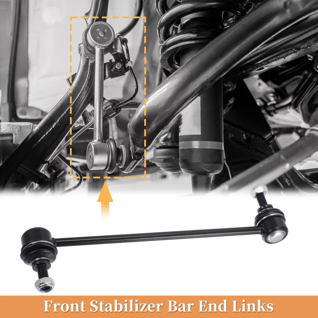 2pc Front Stabilizer Sway Bar Link Replacement for Chevrolet Aveo (2004–2011)