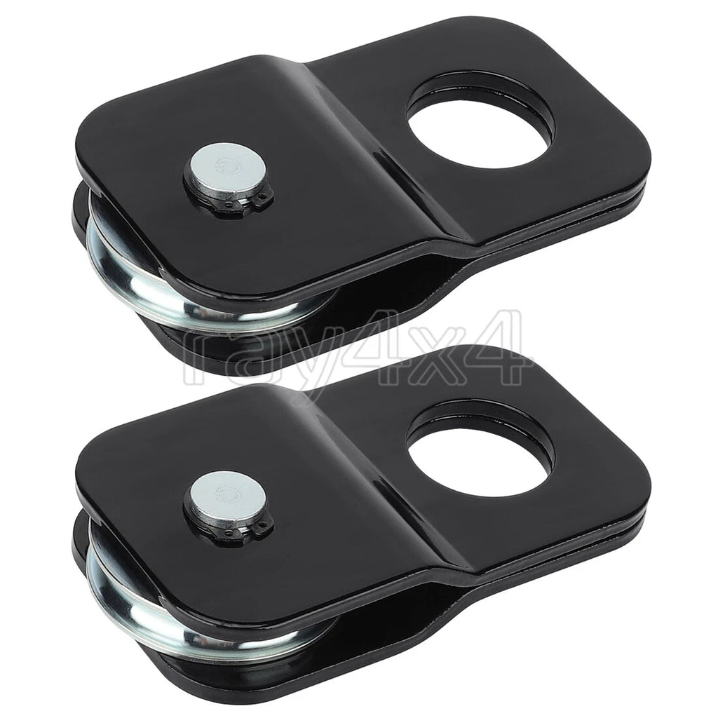 2 Pack Recovery Winch Snatch Block for ATV UTV (8,000 lbs Capacity)