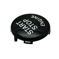 Black Carbon Fiber Stop Button Cover for BMW E90 E92 E93 (2009–2012)