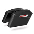 Matte Black Hard Saddlebags & Conversion Bracket for Harley Fat Bob (2008–2017)