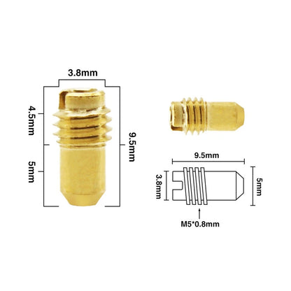 10Pcs Carb Pilot Jet Idle Slow Jet 1488 Replace For Dellorto PHBG/PHBD #30-#52