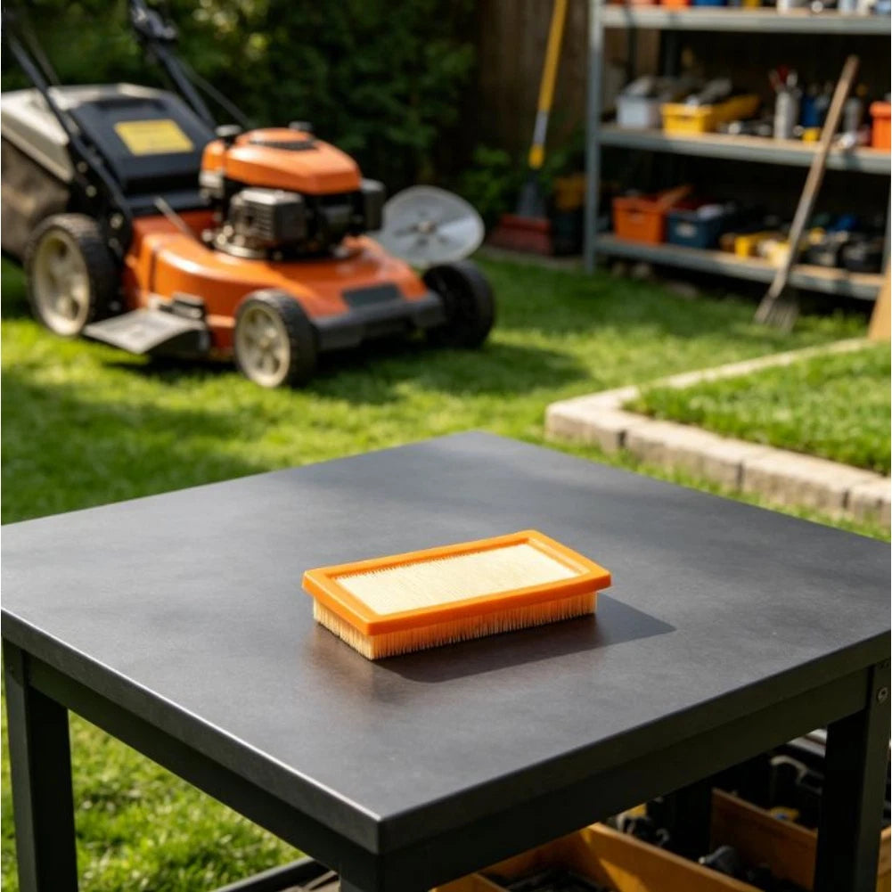 Replacement Filter for Rectangular Lawn Mower Engine