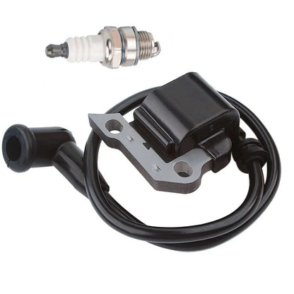 Ignition Coil Spark Plug for Stihl BR340L BR380 BR420 BR420C SR320 (N/A)