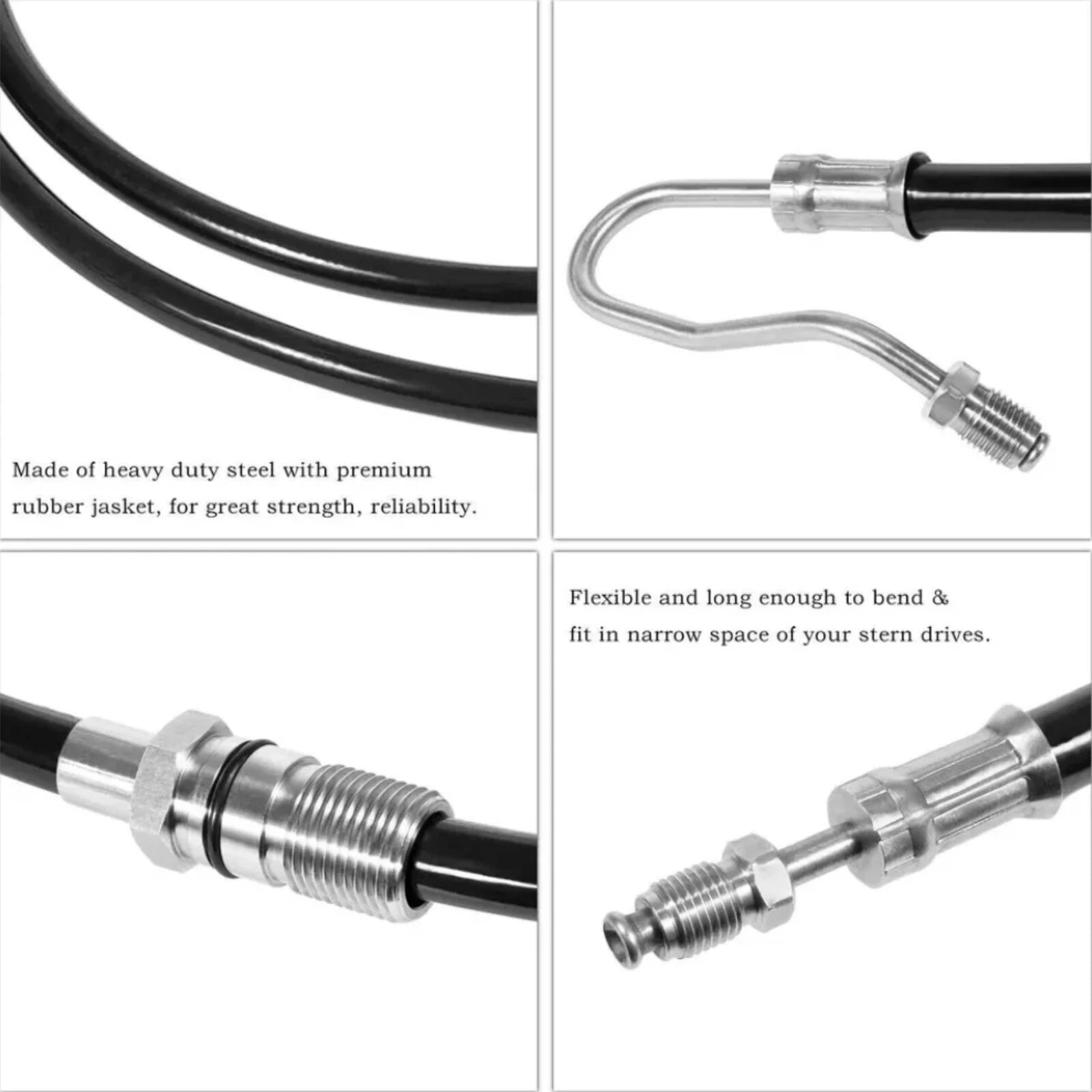 Power Trim Hydraulic Pump Hose for Volvo Penta DPH DPR (Fits 21721548)