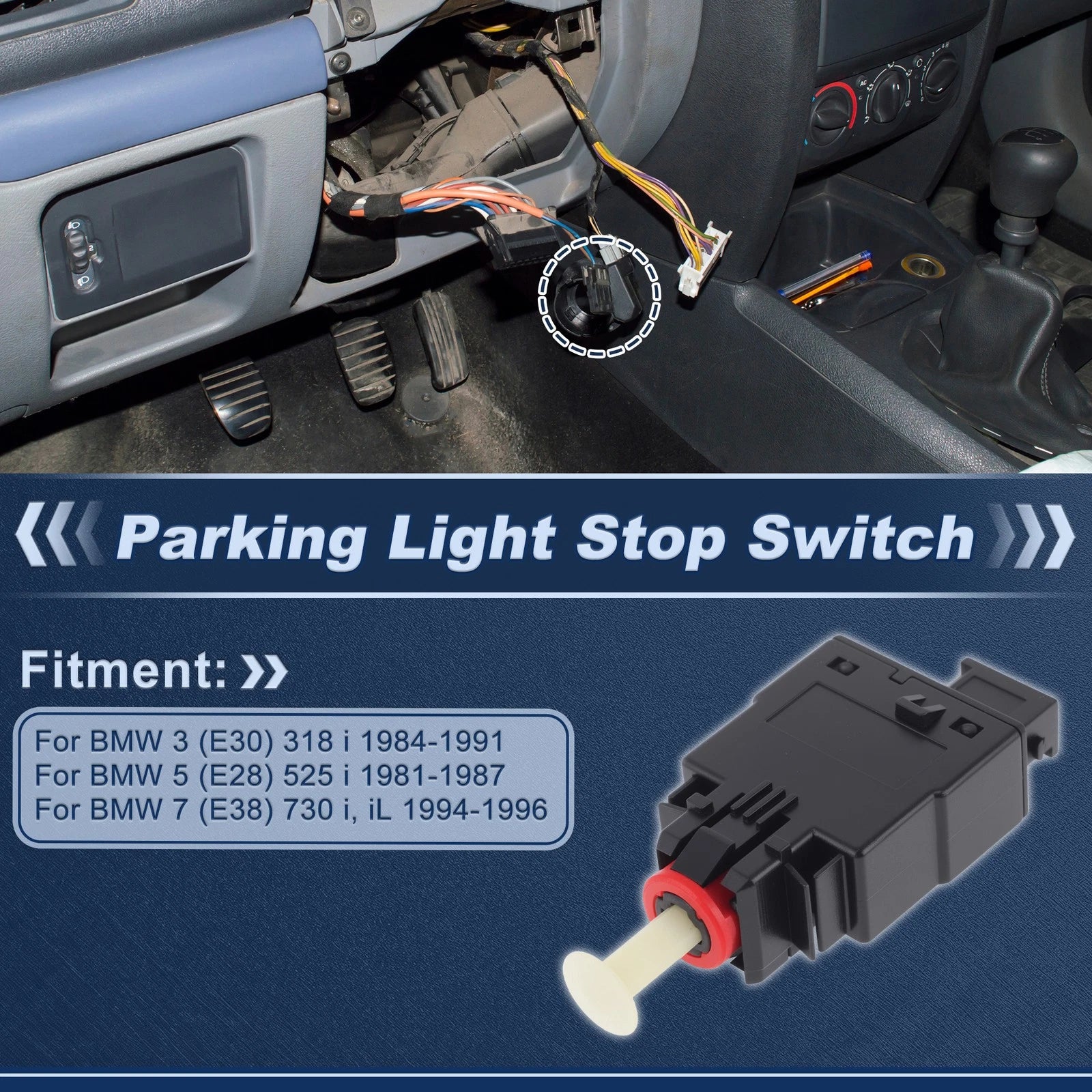 Brake Light Switch for BMW 3 Series E30 318i 1984-1991