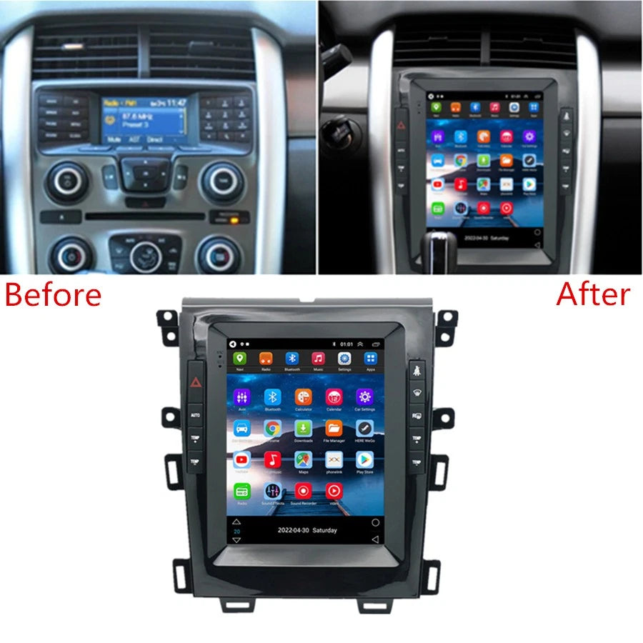 9.7" Android 12.0 GPS Nav Head Unit for Ford Edge (2010–2015)