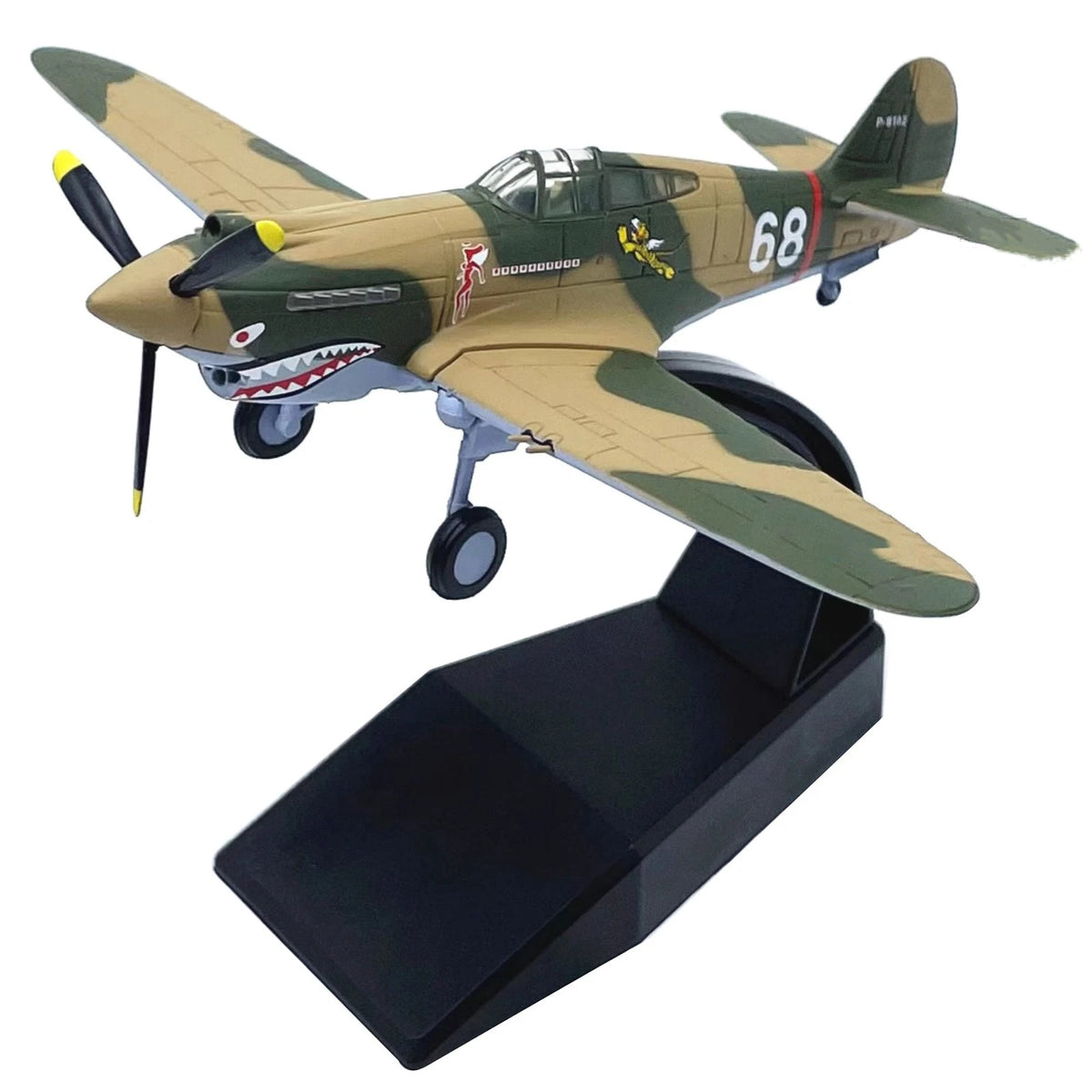 1/72 Diecast Alloy P40 Fighter Aircraft Model for Static Display