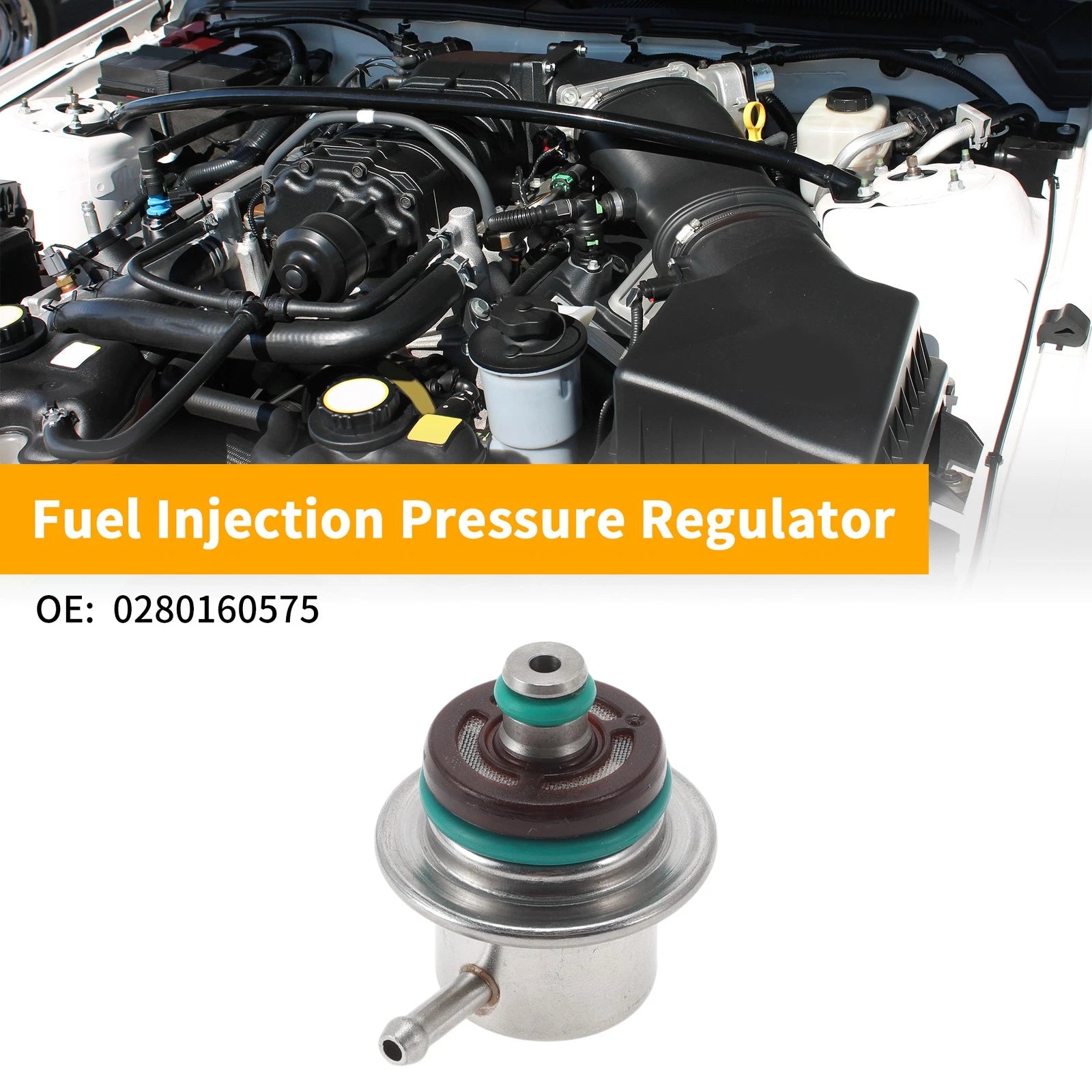 Fuel Pressure Regulator Replacement for Audi A4 (1994–2000) 20-70 PSI Metal