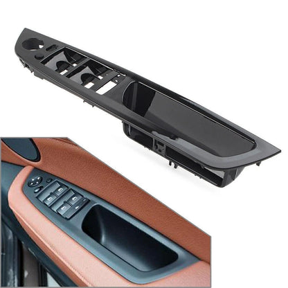 Gloss Black Inner Door Handle Panel Trim Cover for BMW X5 X6 (2007–2013)