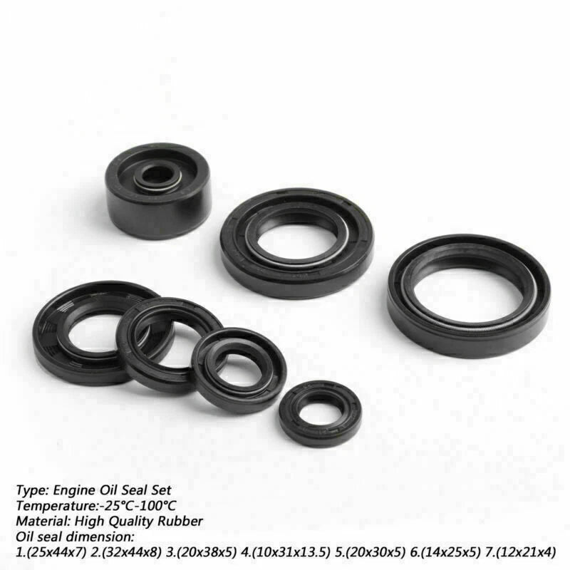 Engine Cylinder Oil Seal Rebuild Kit for Yamaha DT125E DT125 DT125R (1989–1996)