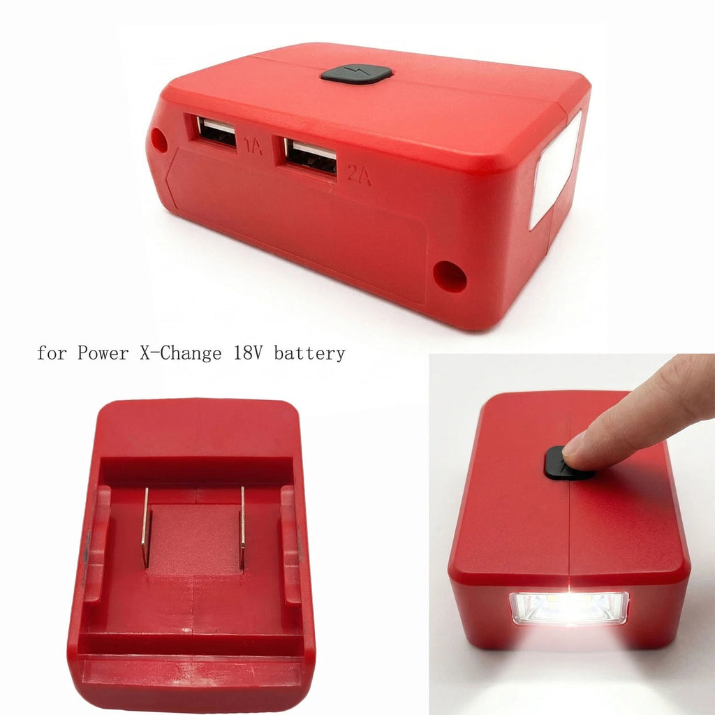 Power X Change 18V LED Work Light with USB & 12V DC Ports