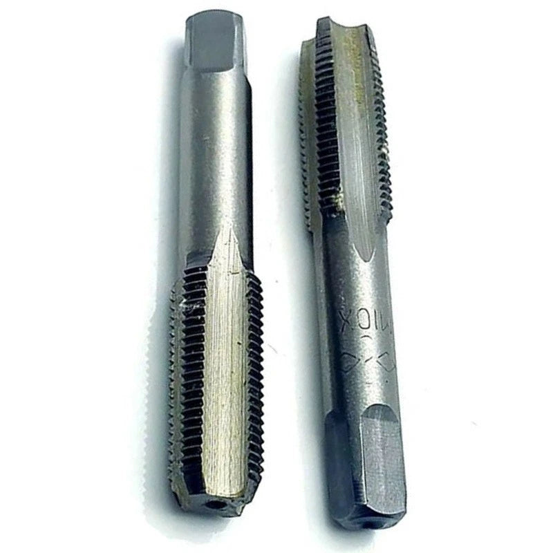2X Taper Thread Tap Set 10mm x 1 for CNC Metalworking Tools