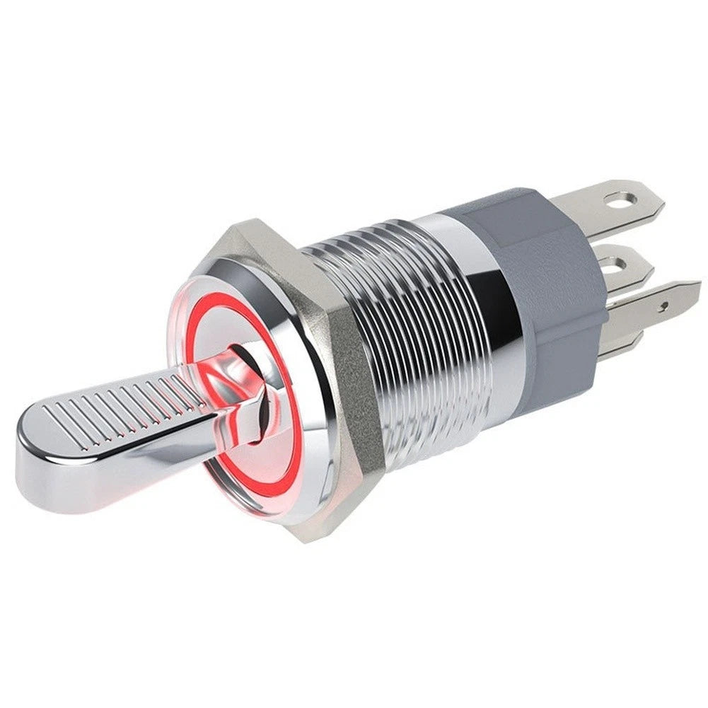 16mm Toggle Switch for Automotive Applications (10A, Illuminated)