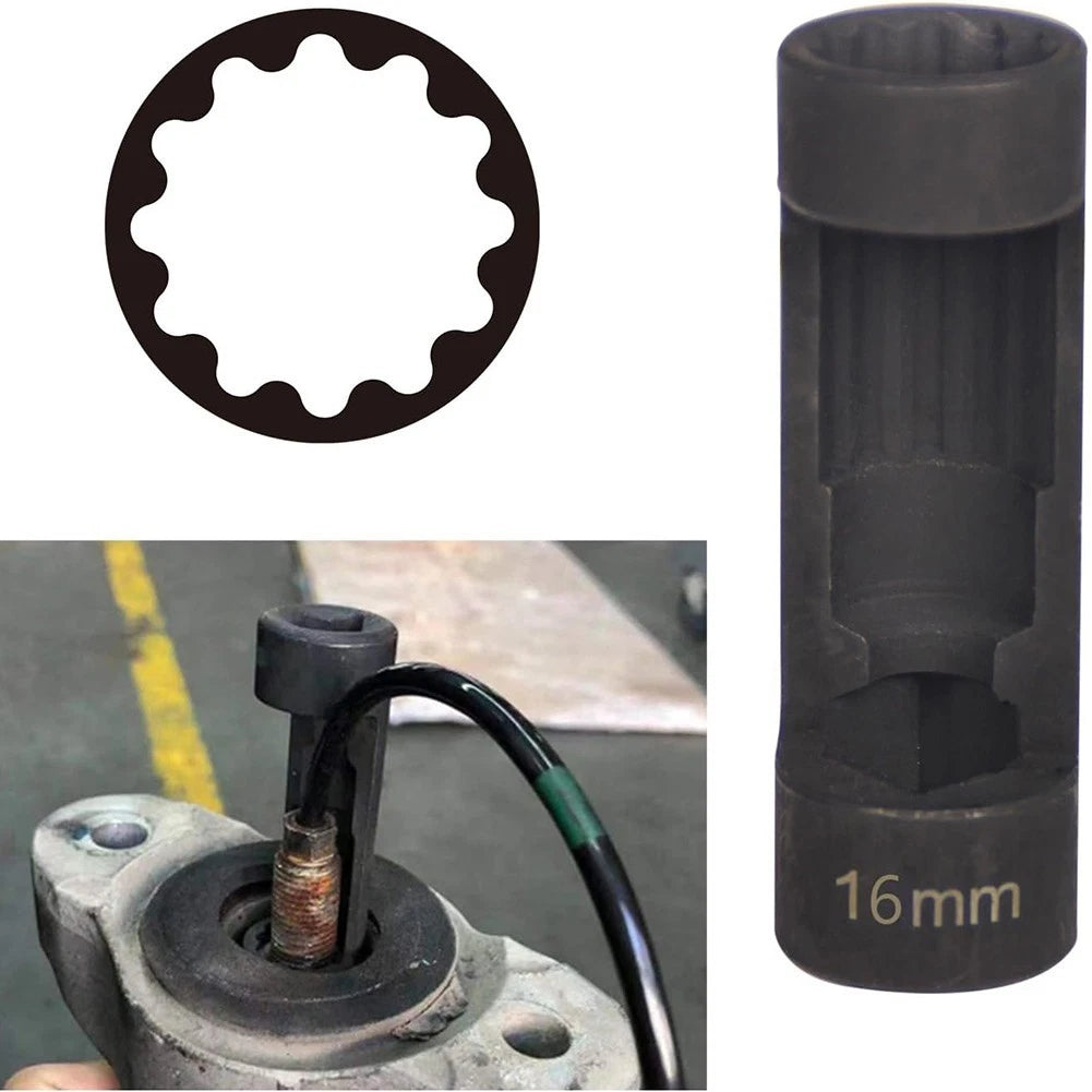 Set of 3 Strut Socket Tools for Professional Use (16mm, 18mm, 22mm)