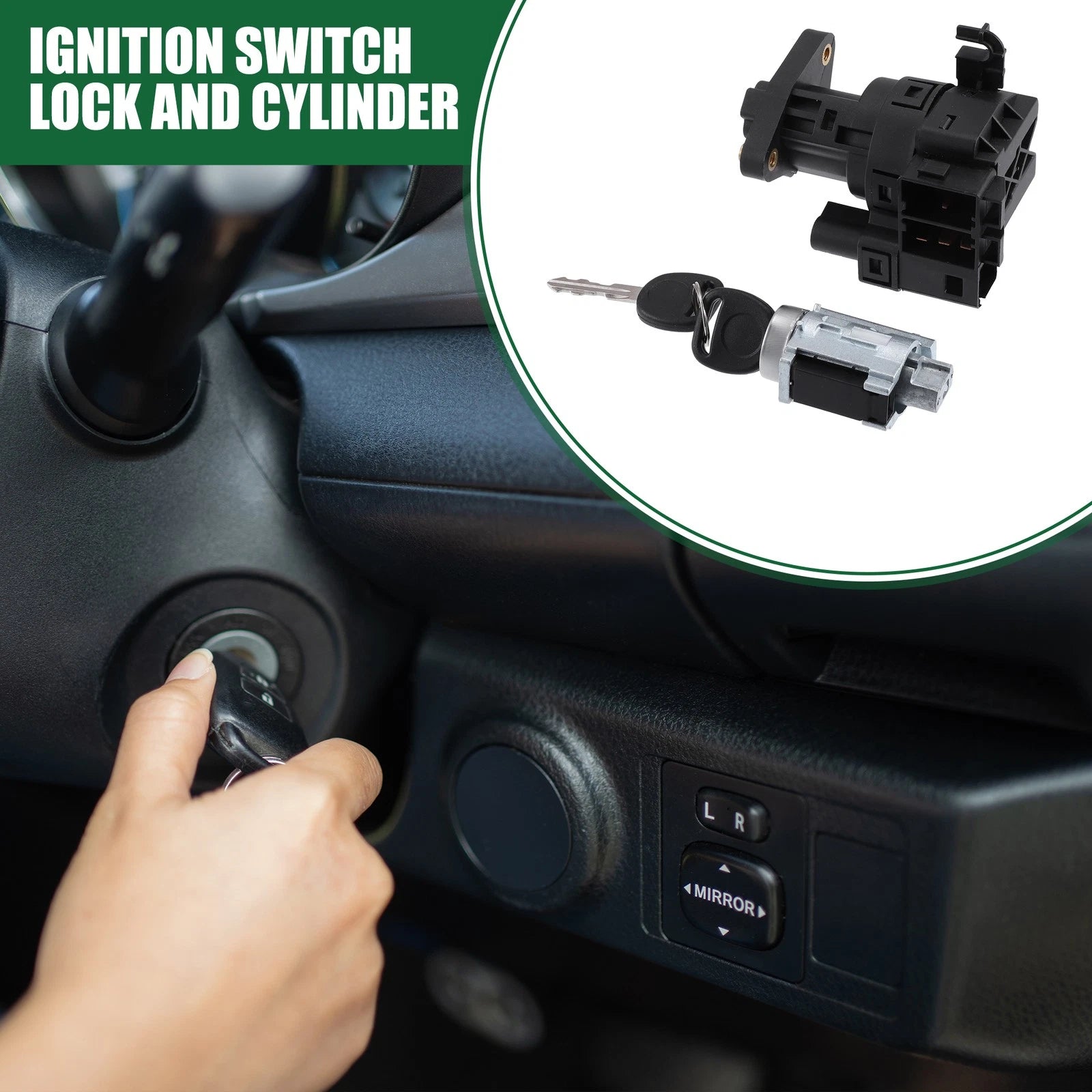 Ignition Starter Switch Lock Cylinder Replacement for Honda Civic (2001–2005)