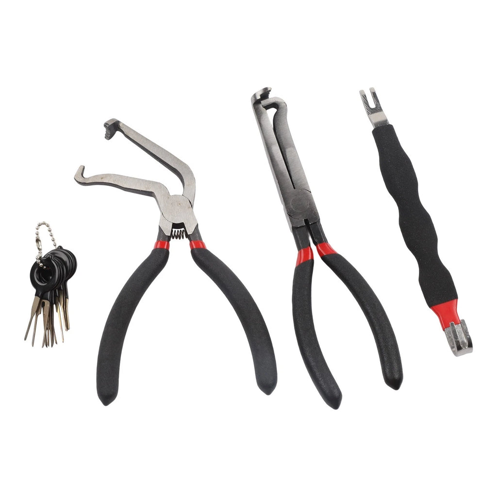 3Pcs Electrical Disconnect Pliers Set for Car Repairs with 8 Terminal Tools