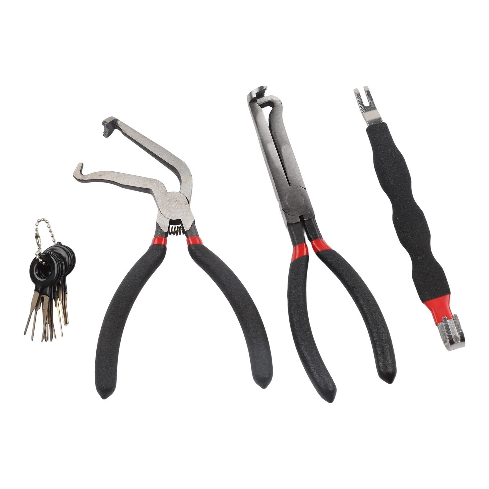 3Pcs Electrical Disconnect Pliers Set for Car Repairs with 8 Terminal Tools