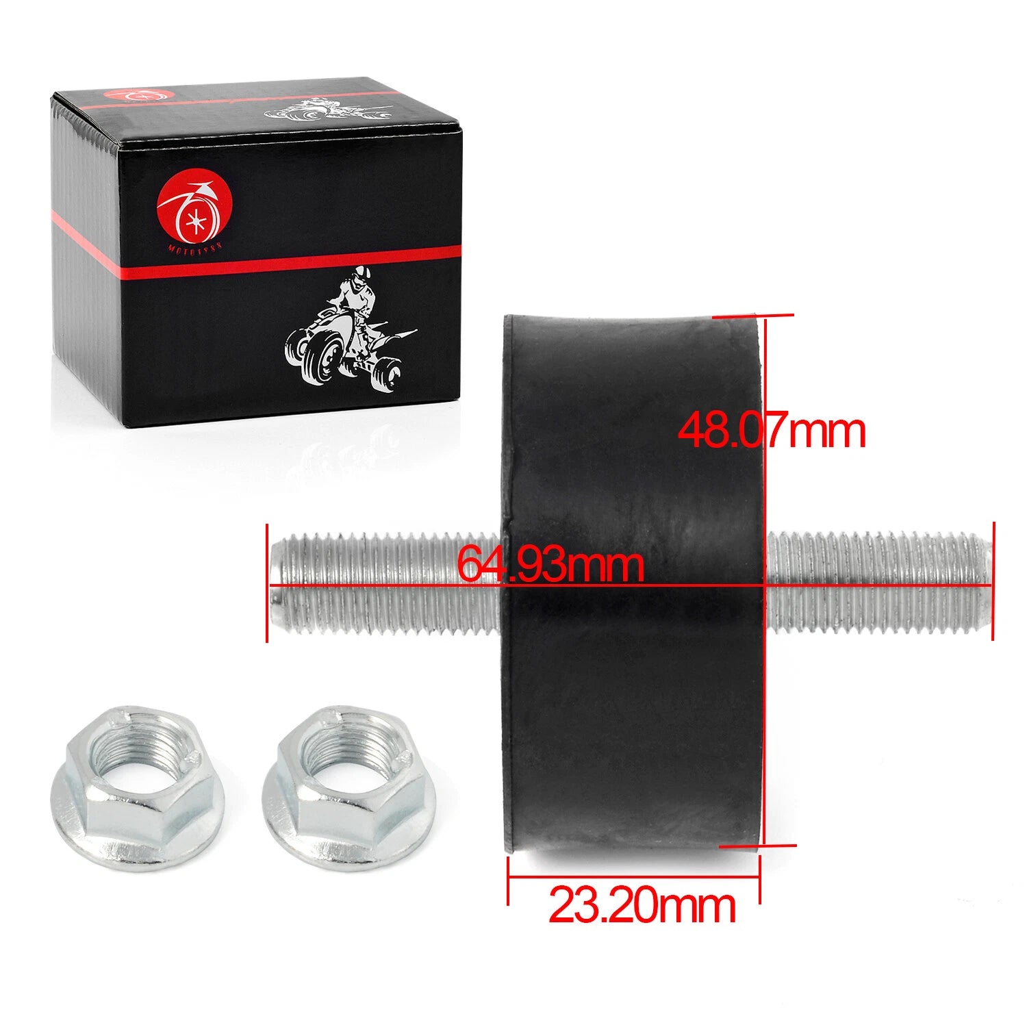 Engine Isolator Mount for Polaris Sportsman Scrambler Ranger 250 400 450 570 800 (2000–2023)