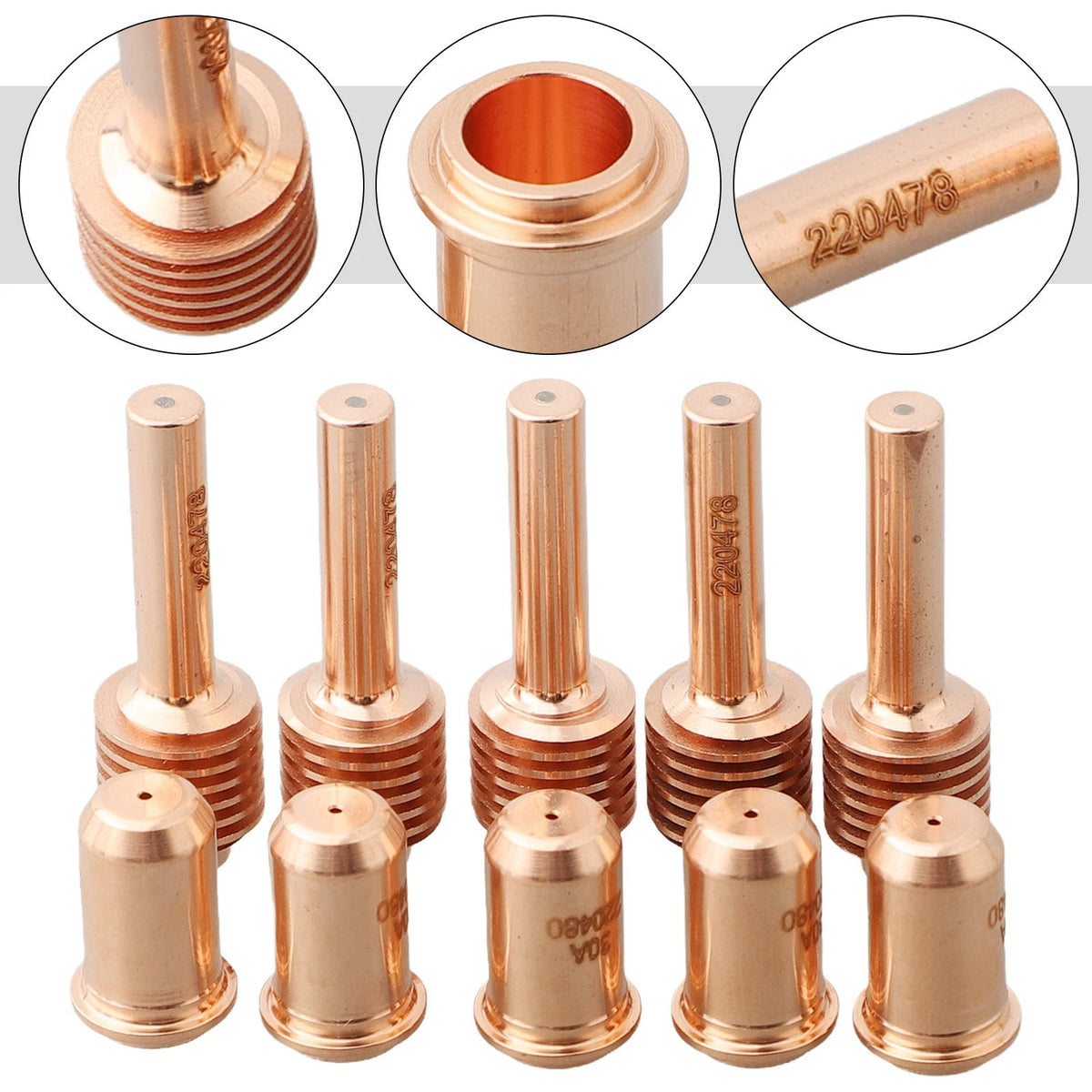 Nozzle Head Injector 30 Electrodes 45A 65A for Compatible Models