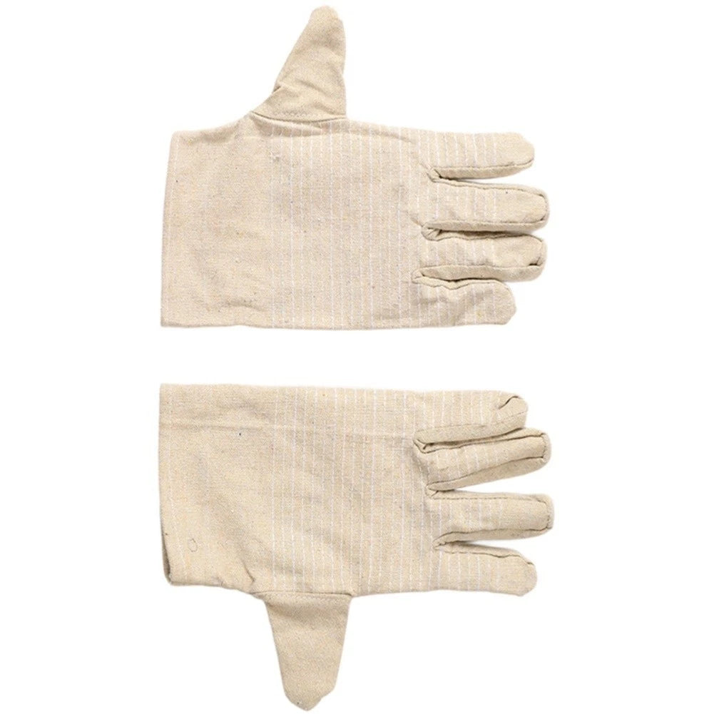 Canvas Welding Protection Gloves for Construction Sites