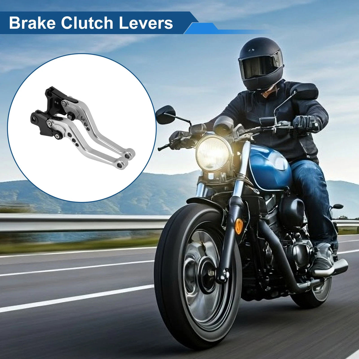 Adjustable Brake Clutch Lever Replacement for BMW F650GS 2008–2012 Pair