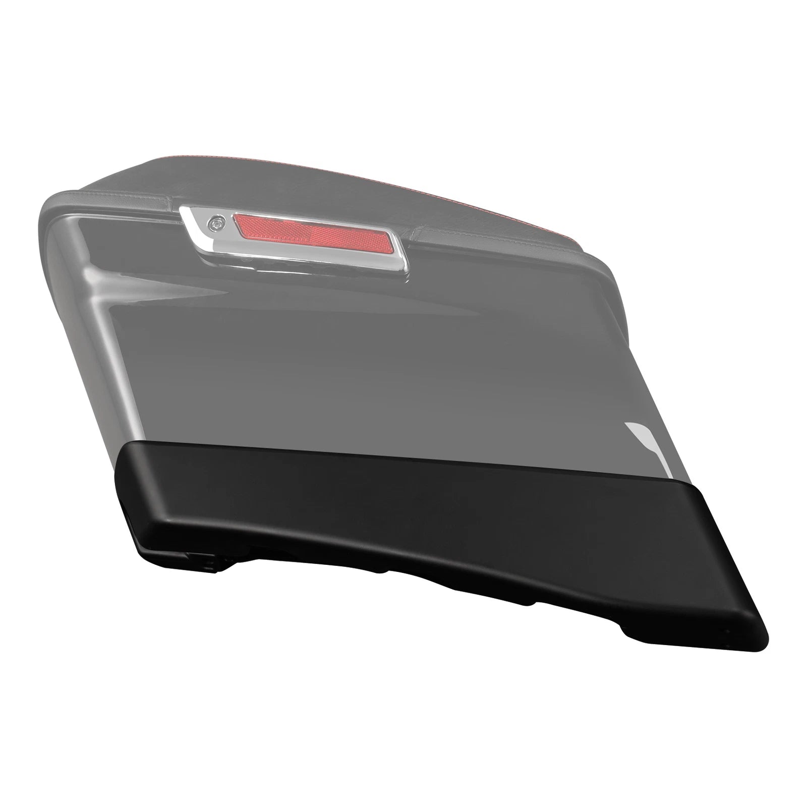 4" Matte Black Saddlebags Extensions for Harley Touring Electra Glide (2014–2024)