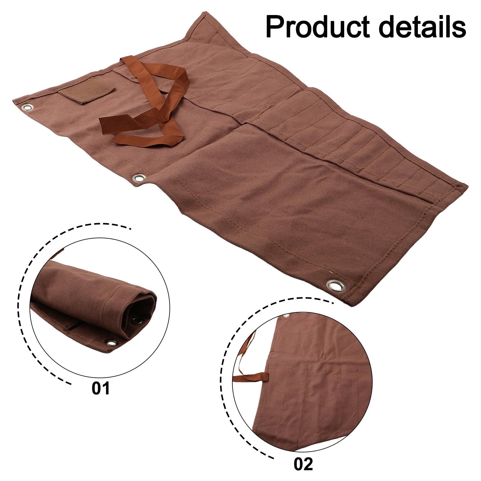 Utility Storage Bag for Tools with 16 Pocket System