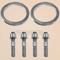 Titanium Studs Nuts & Gasket Kit for Can-Am Maverick Commander 1000 800 Defender