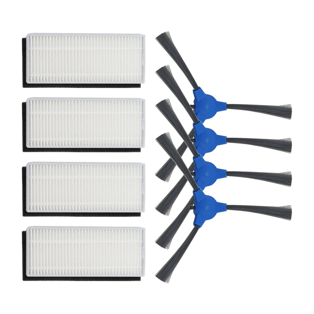 Set of 8 Side Brushes Filters for